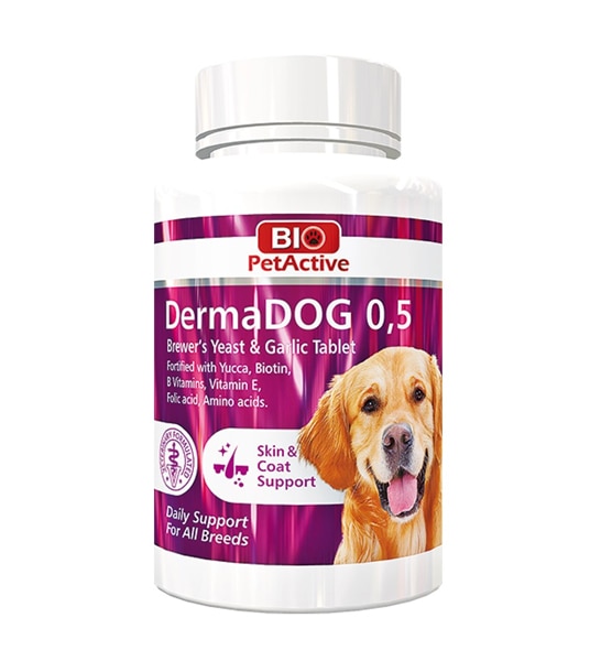 Bio PetActive Dermadog Garlic & Brewer's Yeast Tablet  for Dogs